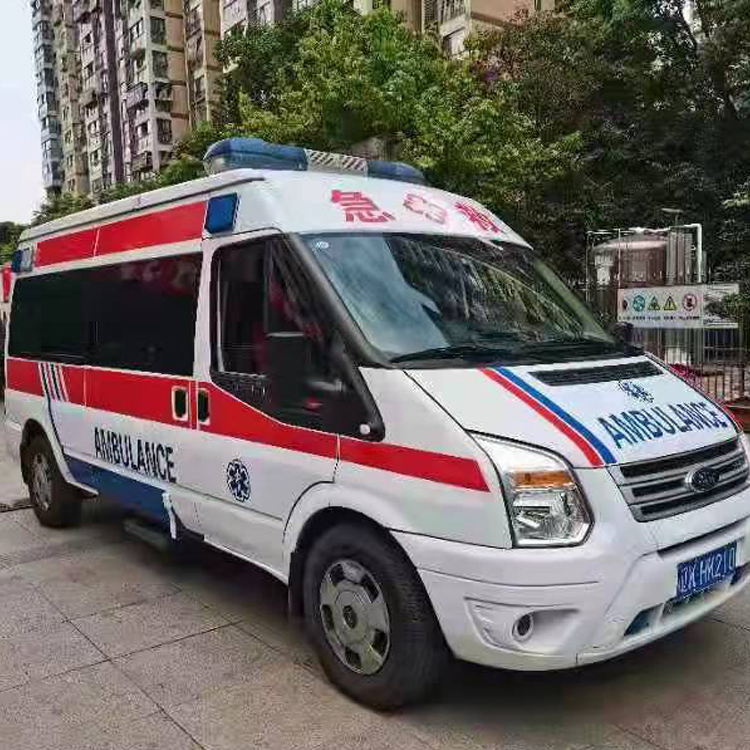 姚安长途救护车护送病人返乡